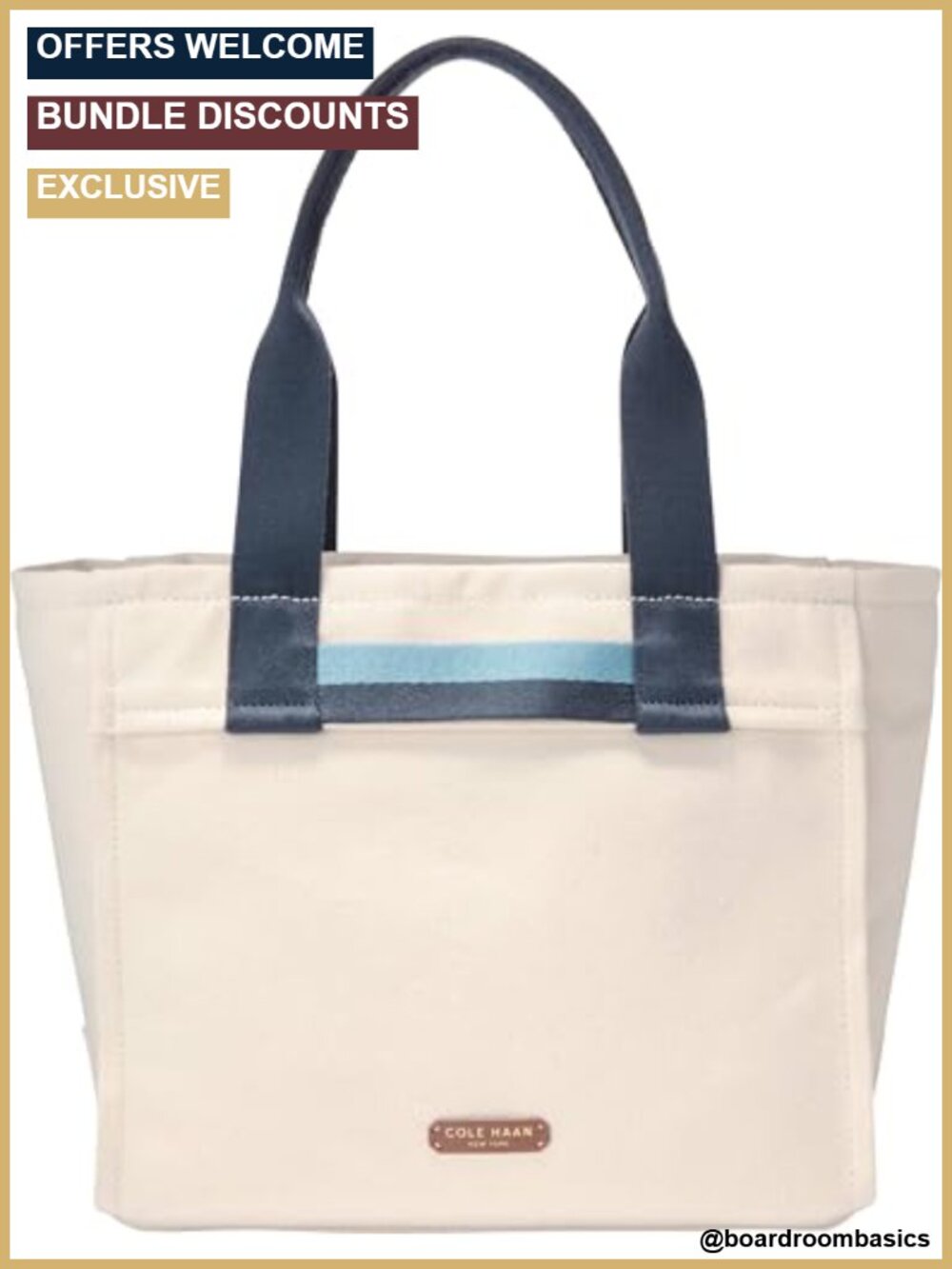 Canvas Tote Bag for Women with Laptop Compartment